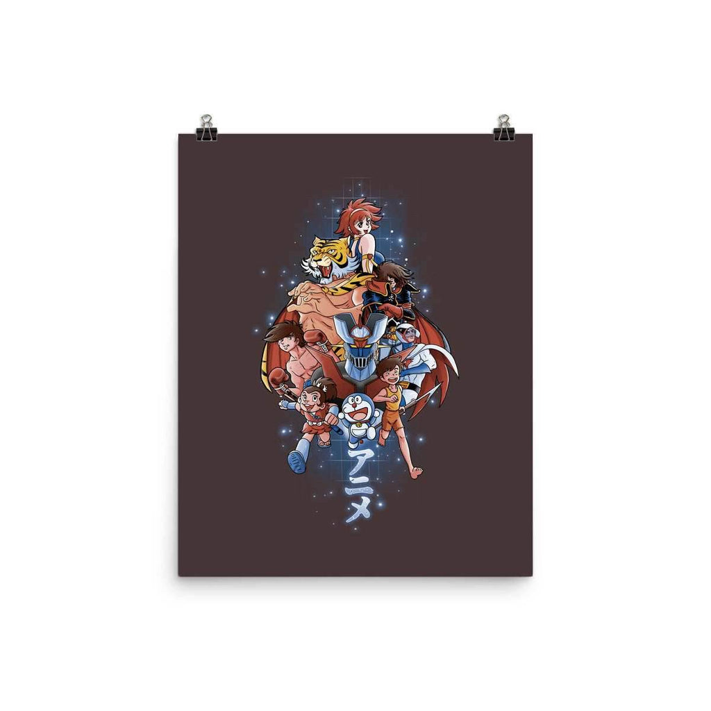 First Anime Heroes - None / Black / 12x16