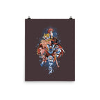 First Anime Heroes - None / Black / 12x16