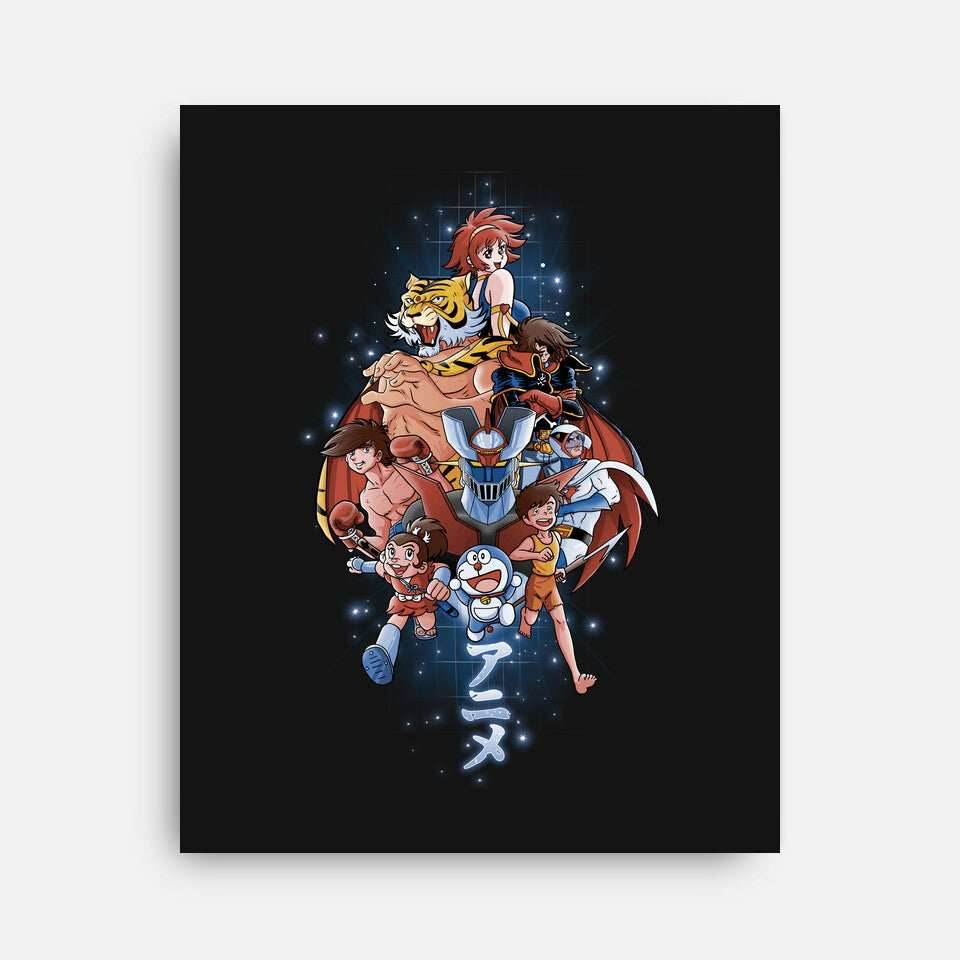 First Anime Heroes - None / Black / 12x16