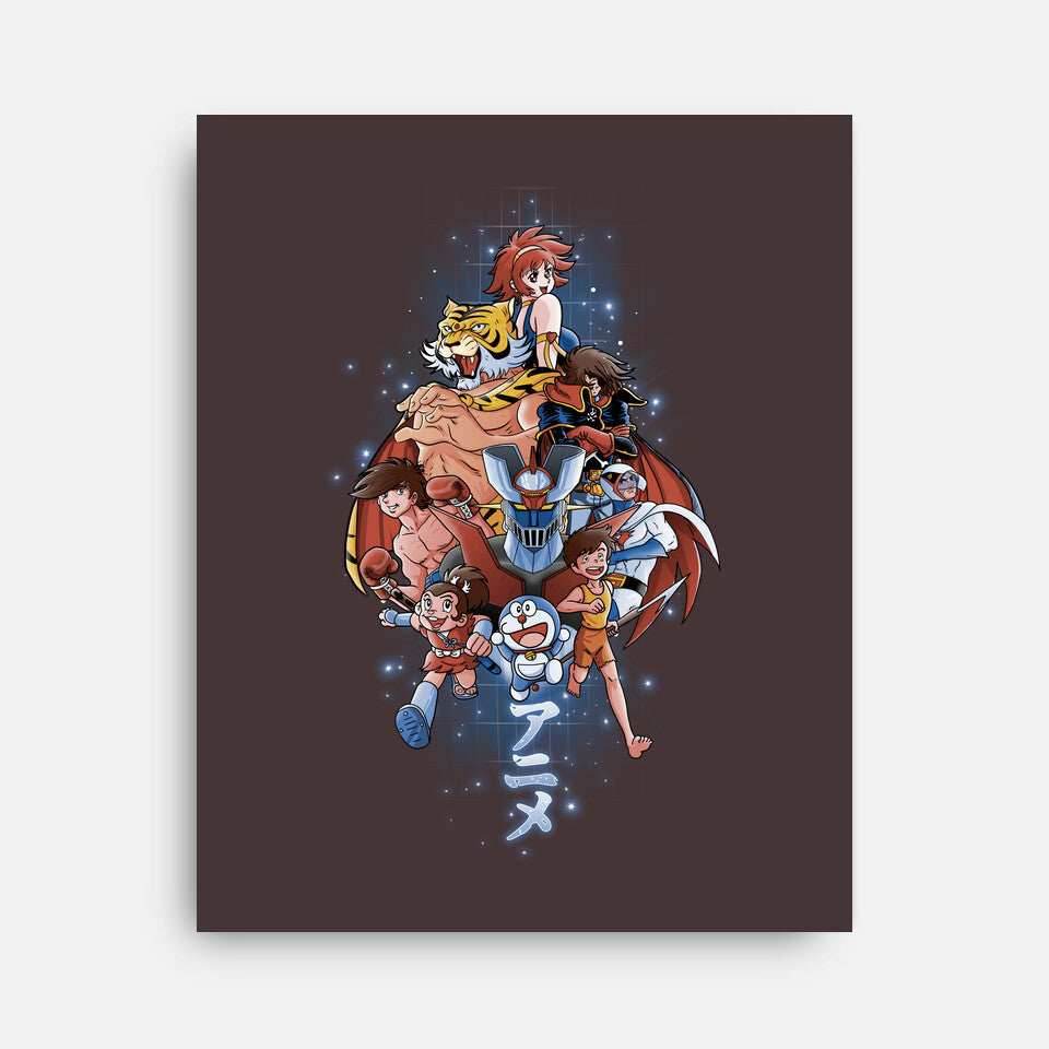 First Anime Heroes - None / Black / 12x16