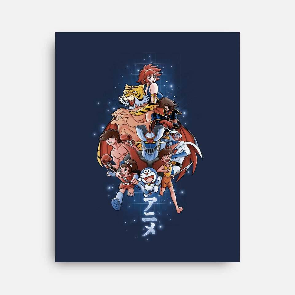 First Anime Heroes - None / Black / 12x16