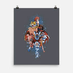 First Anime Heroes - None / Black / 12x16