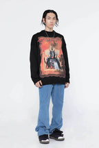 Extreme Dark Demon Knit Sweater - Black / S