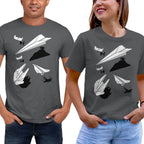 Paper Wars - Unisex / Charcoal / S