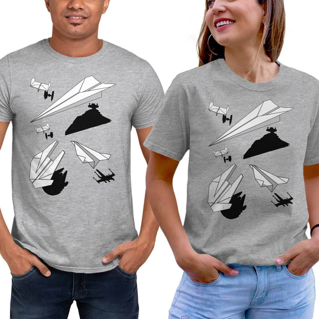 Paper Wars - Unisex / Heather Gray / S