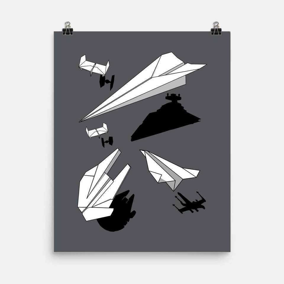 Paper Wars - None / Charcoal / 12x16
