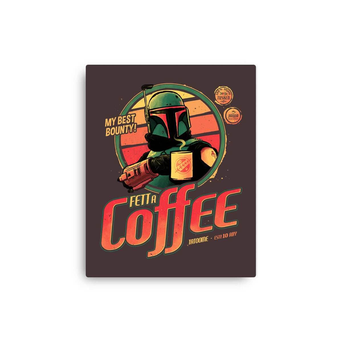 Fett A Coffee - None / Black / 12x16