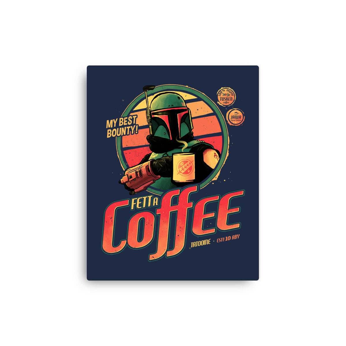 Fett A Coffee - None / Black / 12x16