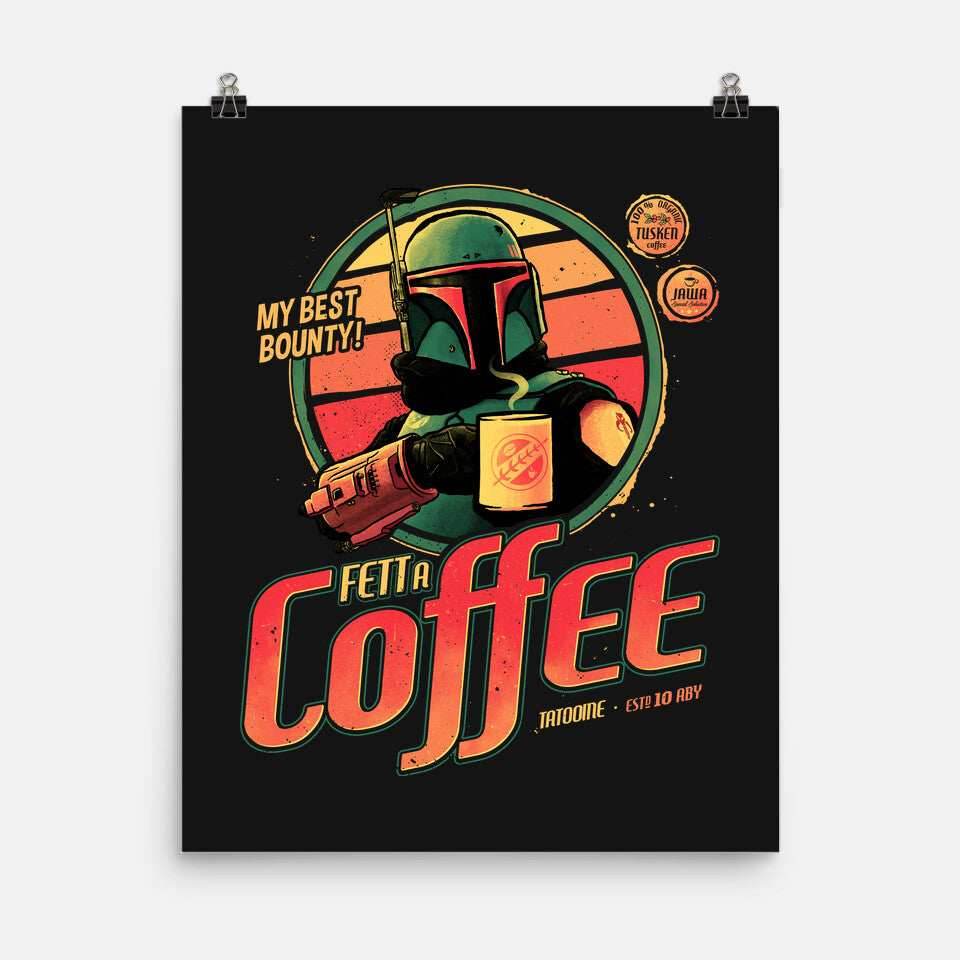 Fett A Coffee - None / Black / 12x16