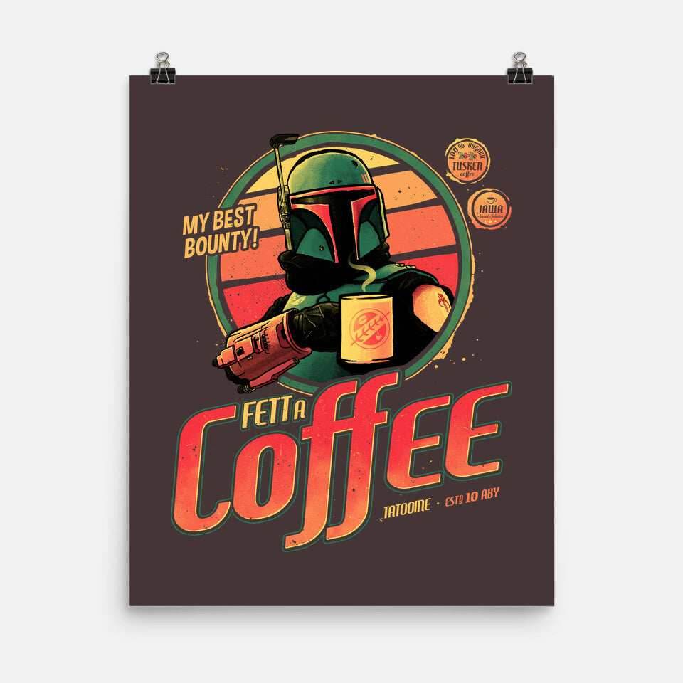 Fett A Coffee - None / Black / 12x16