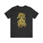 Golden Celtic Dice Dragon Shirt - Dark Grey Heather / S