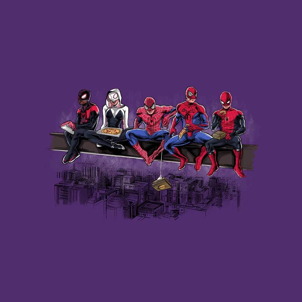 Spider Lunch - None / Charcoal / 16x16