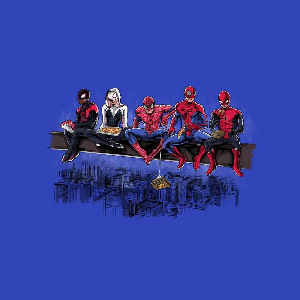 Spider Lunch - None / Charcoal / 16x16