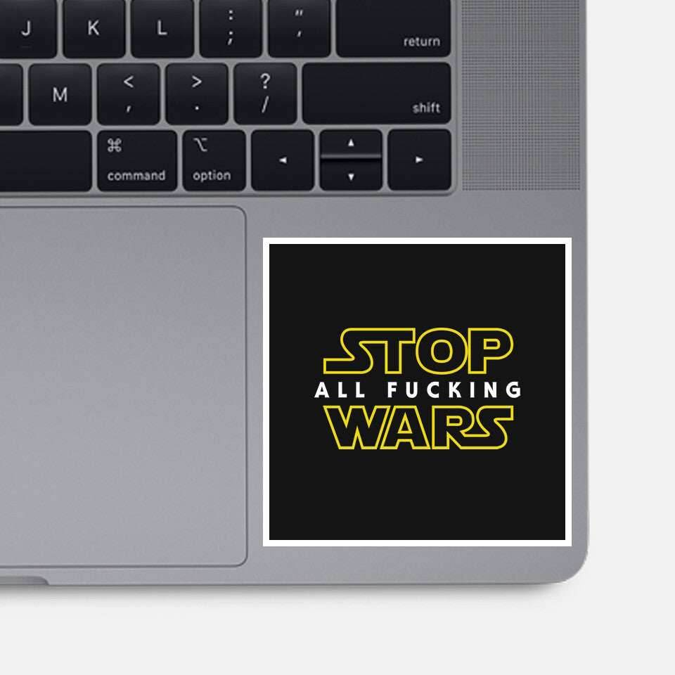 Stop Wars - None / Black / 3x3