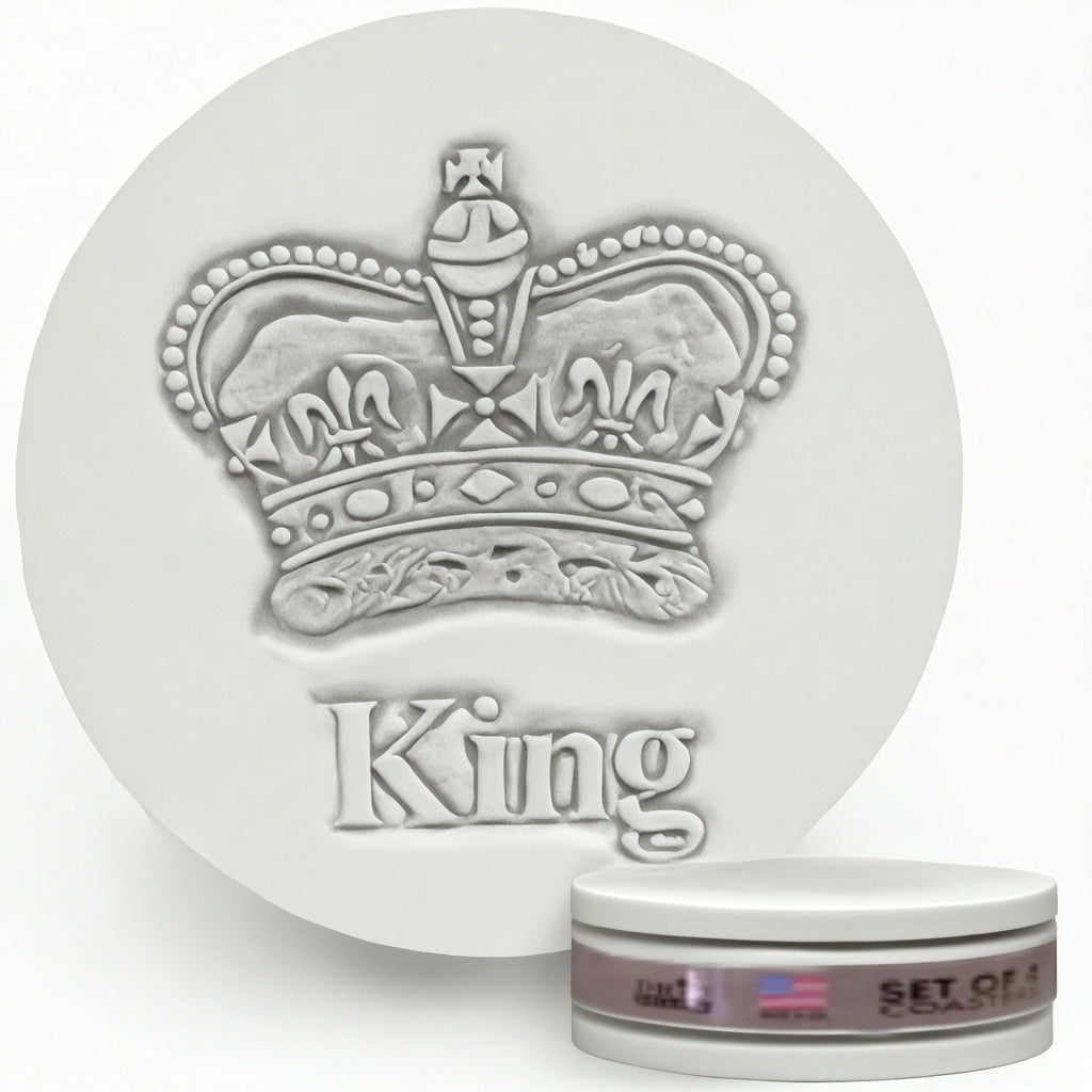King Crown Drink Coasters