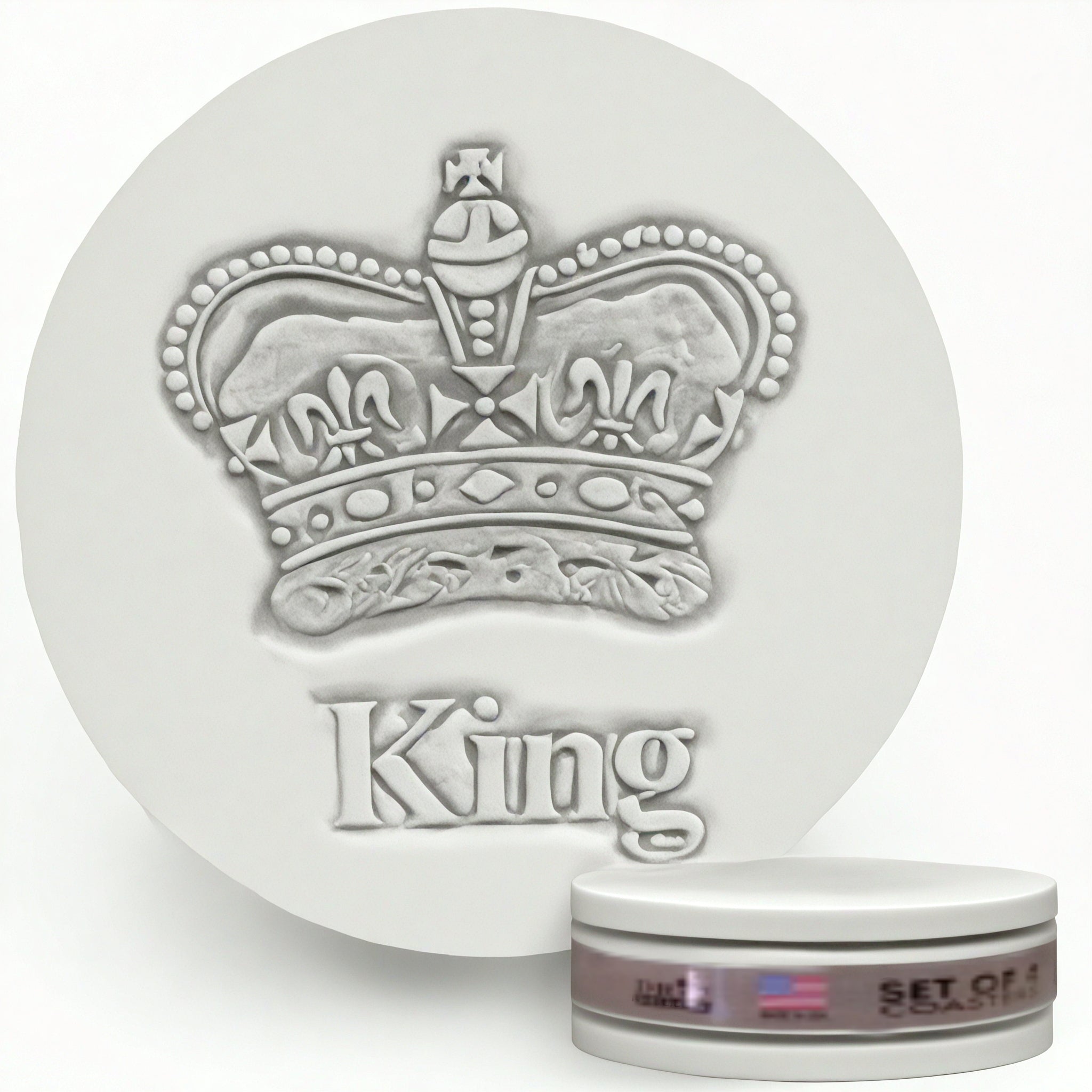 King Crown Drink Coasters