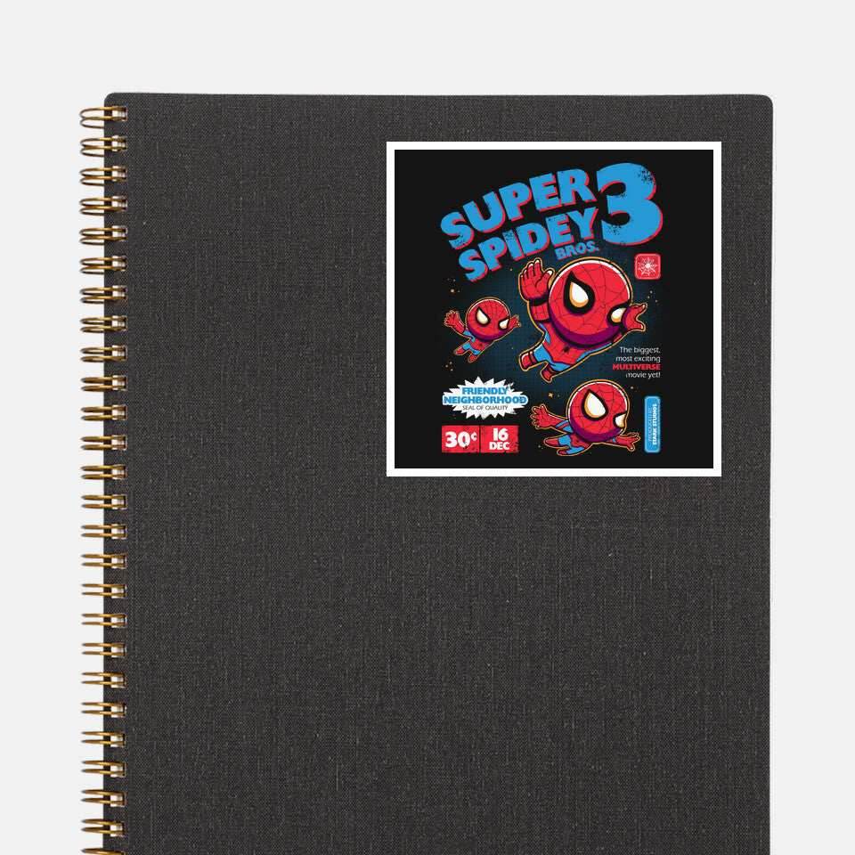 Super Spidey Bros - None / Black / 3x3