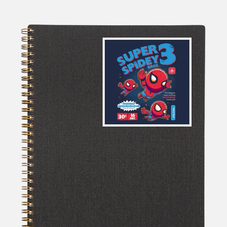 Super Spidey Bros - None / Black / 3x3