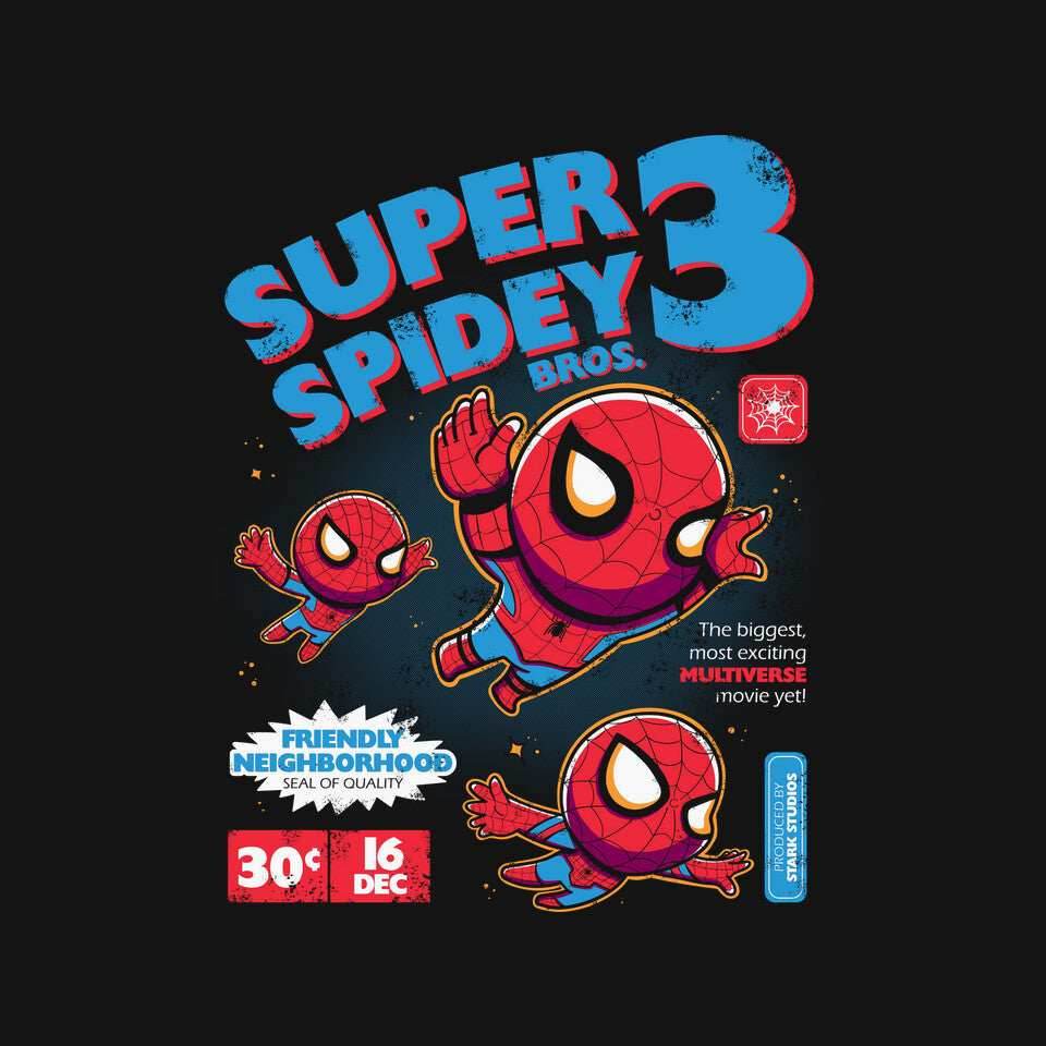 Super Spidey Bros - None / Black / 71x74
