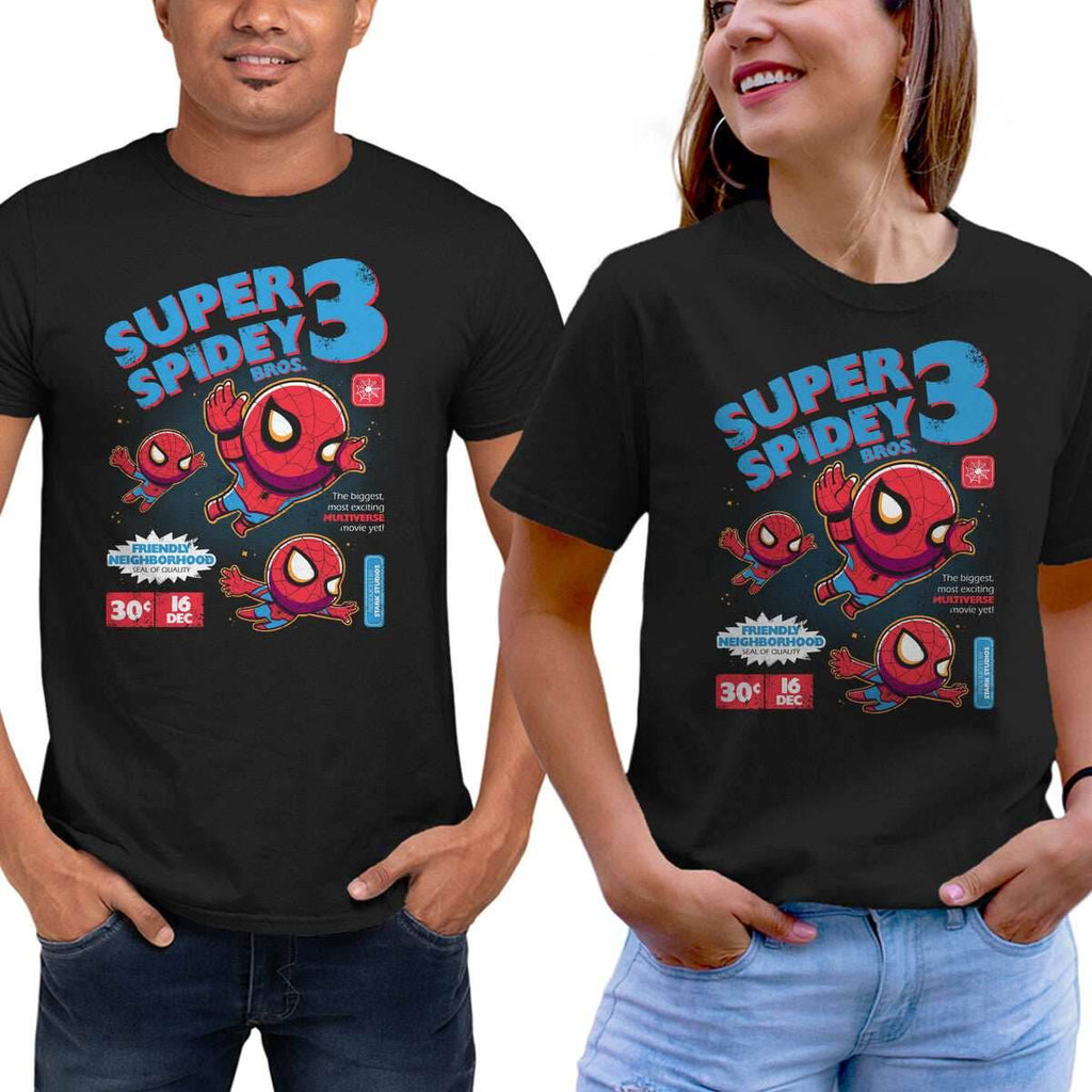 Super Spidey Bros - Unisex / Black / S