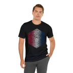 Red, White, and Blue Ombre Ornamental Dice Shirt - Army / S