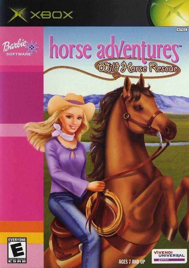 Barbie Horse Adventures Wild Horse Rescue (Xbox) - Game Manual Only