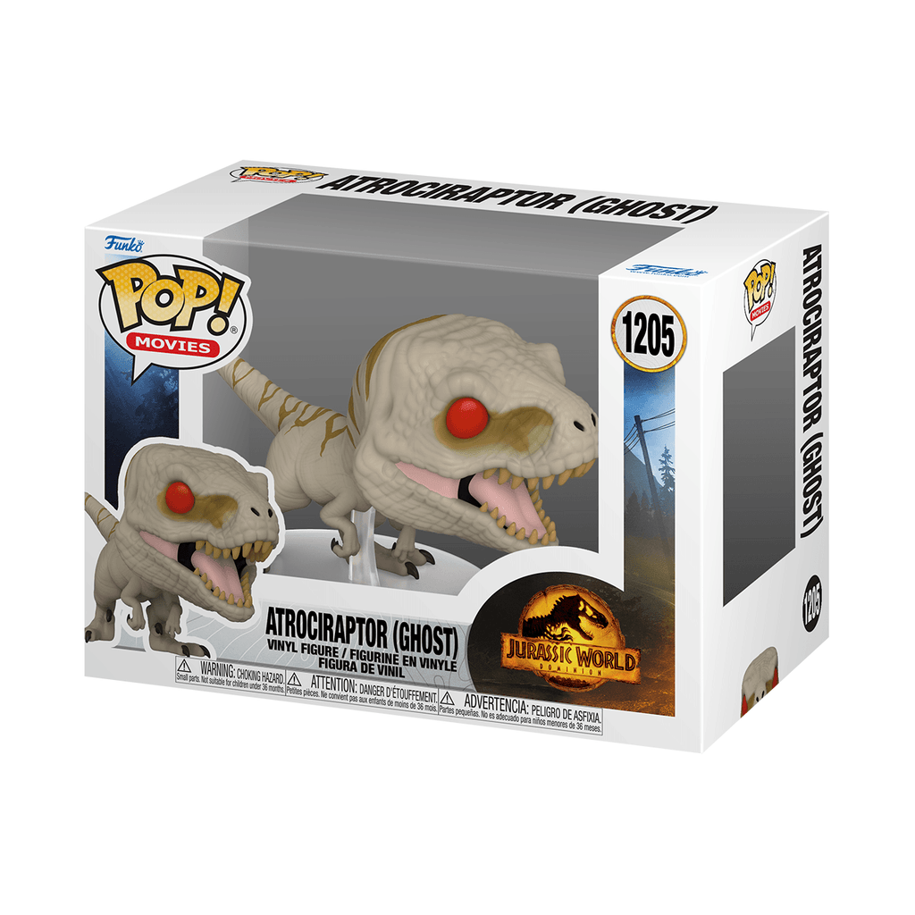 Funko Pop! Movies: Jurassic World Dominion - Atrociraptor (Ghost) - 
