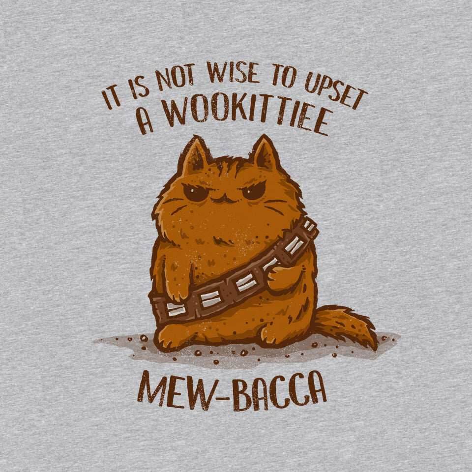 Mew-Bacca - Unisex / White / S