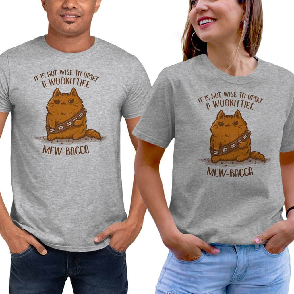 Mew-Bacca - Unisex / Heather Gray / S