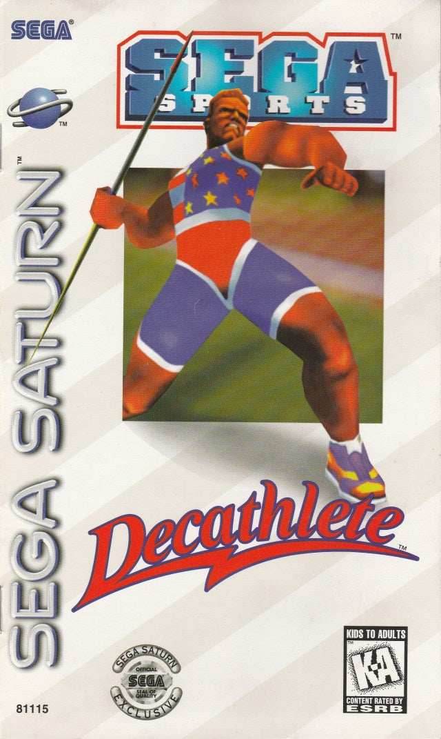 DecAthlete (Sega Saturn) - Game Manual Only