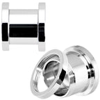 00G Stainless Steel Licensed Captain America Screw Fit Plug Set