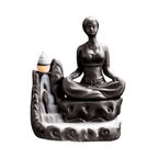 Yoga Meditation Incense Burner Waterfall - Brown 3