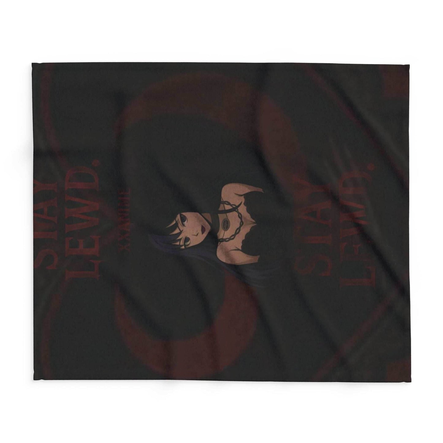 Stay Lewd Arctic Fleece Blanket, Cozy Throw for Home Decor, Perfect Gift for Fans, Gothic Aesthetic Blanket, Soft Bedding for All Seasons - 30'' × 40''