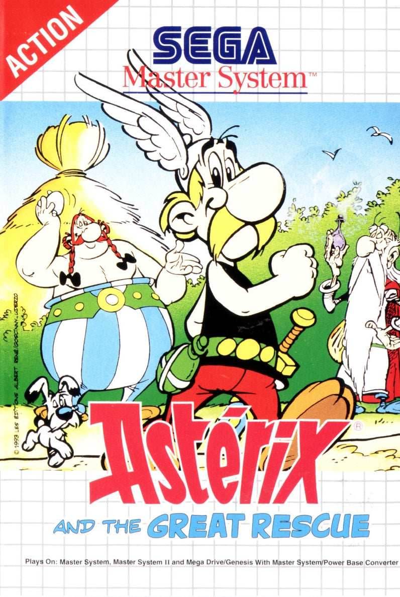 Asterix and the Great Rescue (Sega Master System) - Game Manual Only