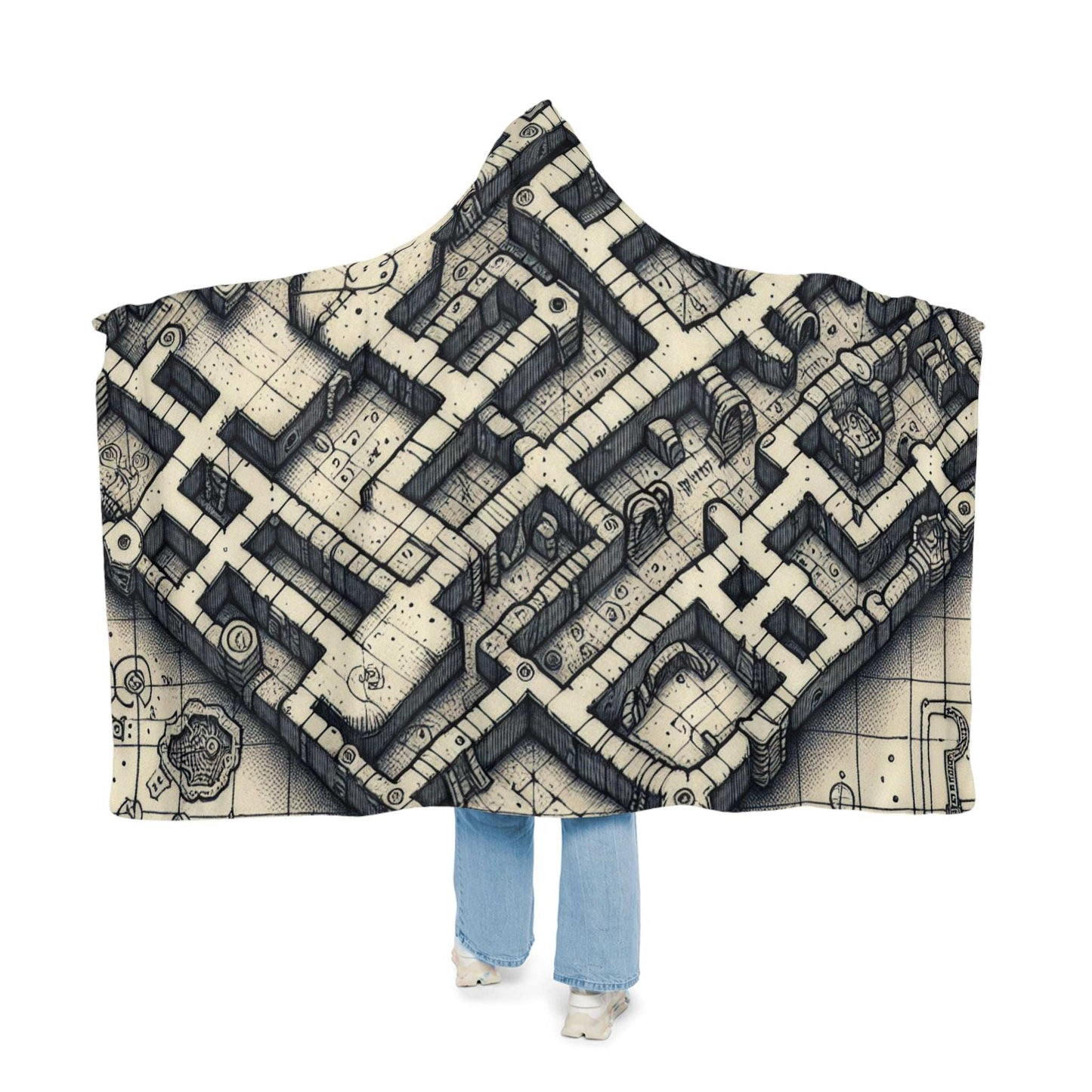 Dungeon map Snuggle Blanket - 