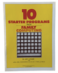 10 Starter Programs from Family Computing for Apple Atari Commodore, VIC-20 - 