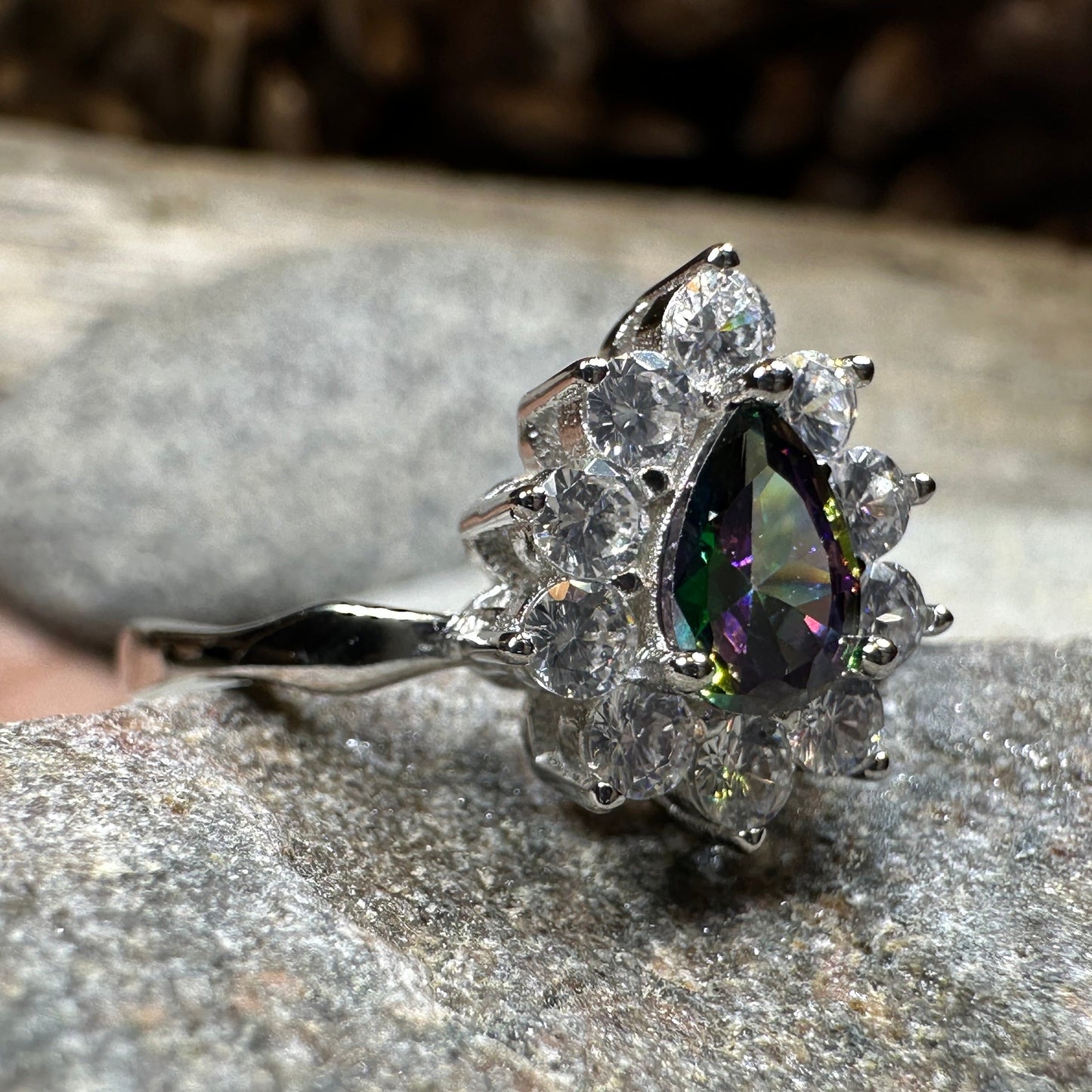 Celtic Vines Moonstone Ring