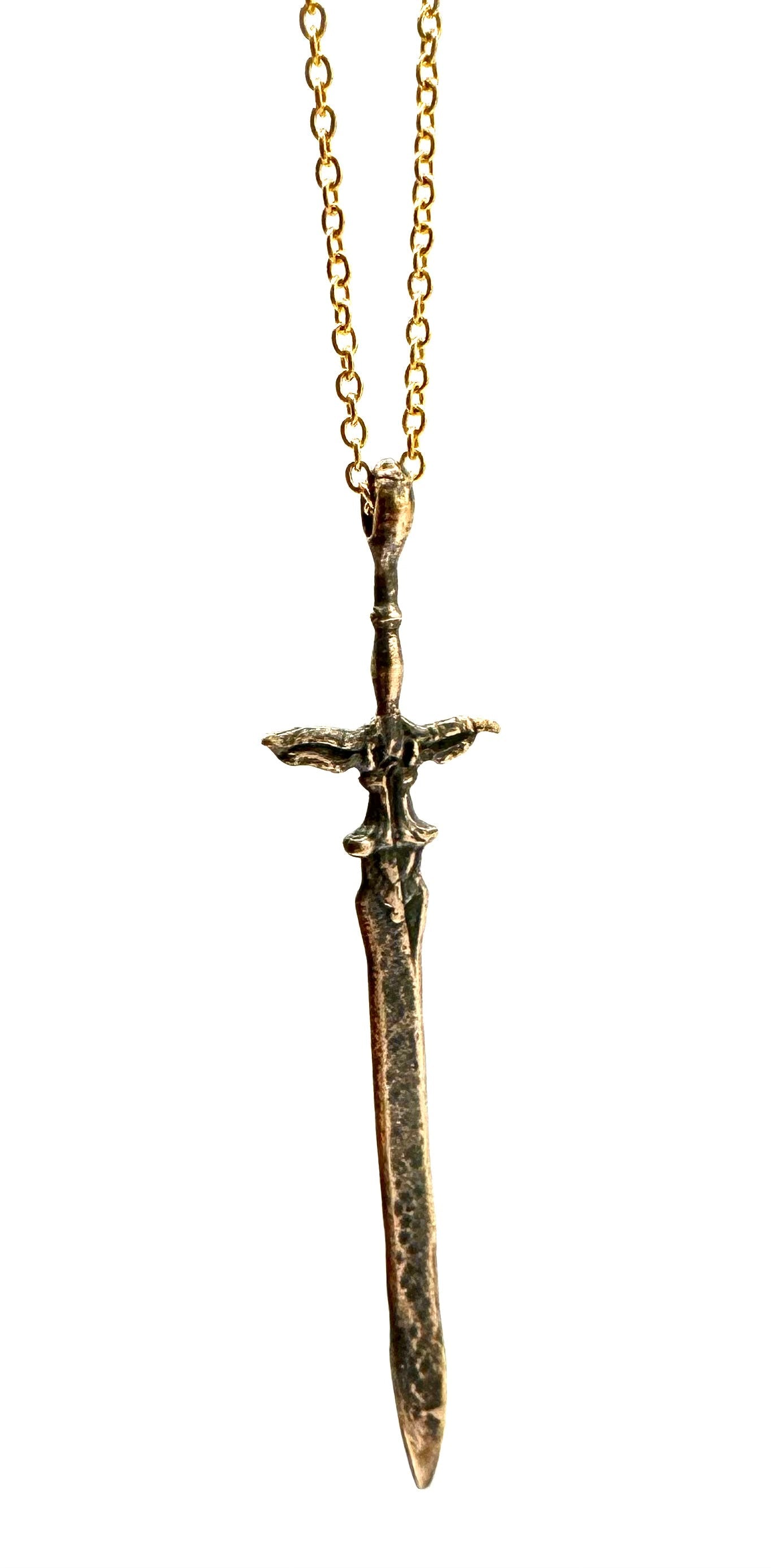 Sword of the Ancients Sword Necklace in Sterling Silver or Bronze Fulfilled Julian The 2nd