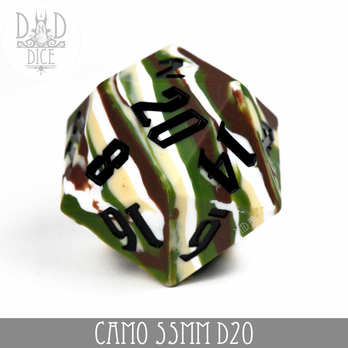 55mm D20 - Camo (Silicone)