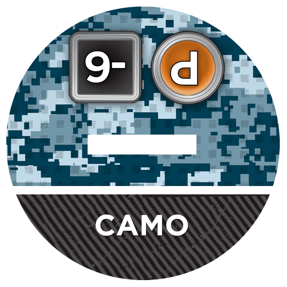 N4 Bases for 3D Markers - 55mm / Camo -6 / P