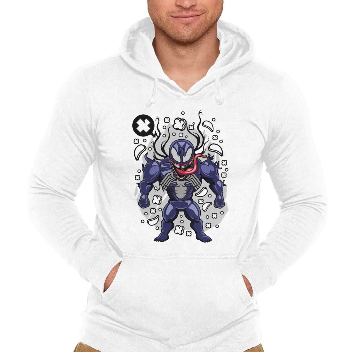 Cartoon Symbiote - Unisex / White / S