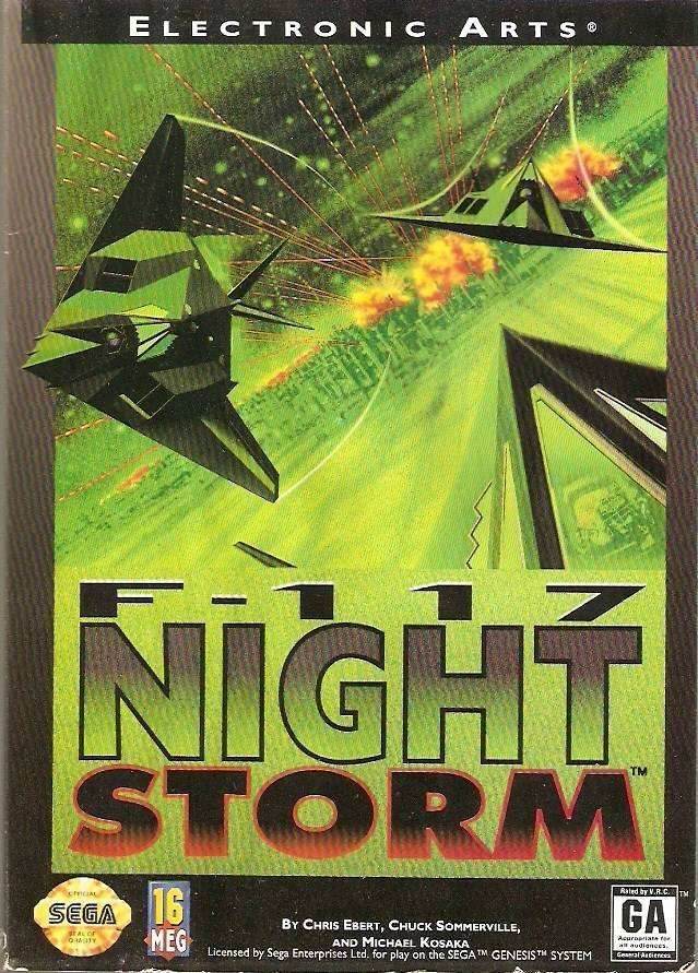 F-117 Night Storm (Sega Genesis) - Game Manual Only