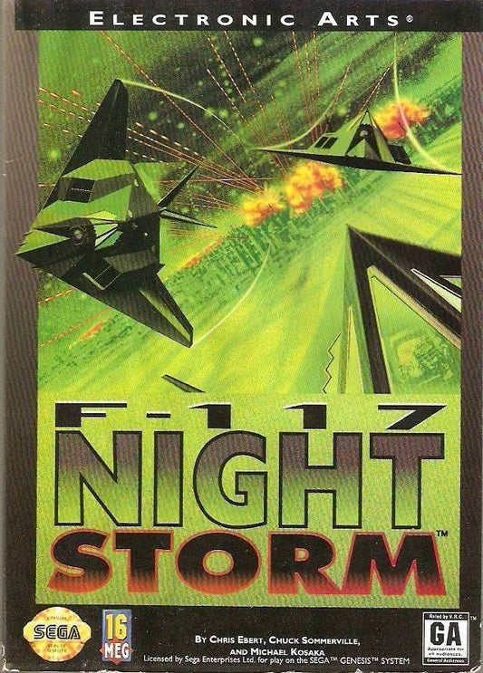 F-117 Night Storm (Sega Genesis) - Game Manual Only