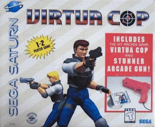 Virtua Cop With Light Gun (Sega Saturn) - Game w/ Accessory Only