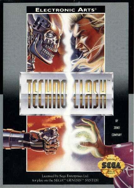 Technoclash (Sega Genesis) - Game Manual Only
