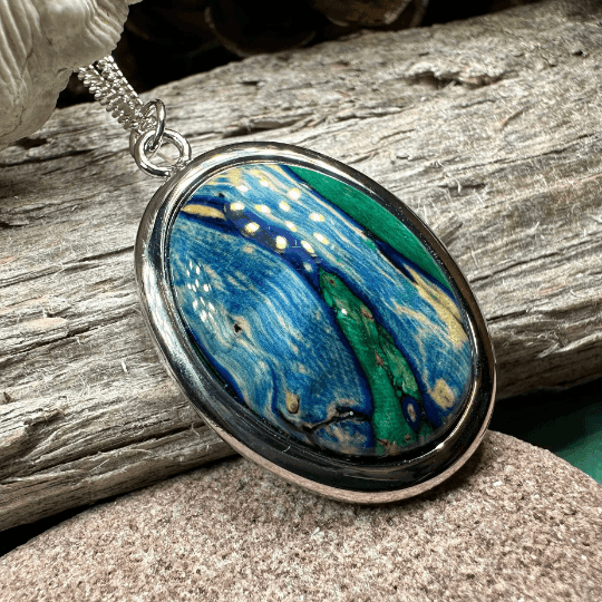 Scottish Highlands Heathergems Necklace - Green