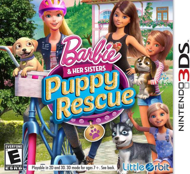 Barbie and Her Sisters: Puppy Rescue (Nintendo 3DS) - Brand New
