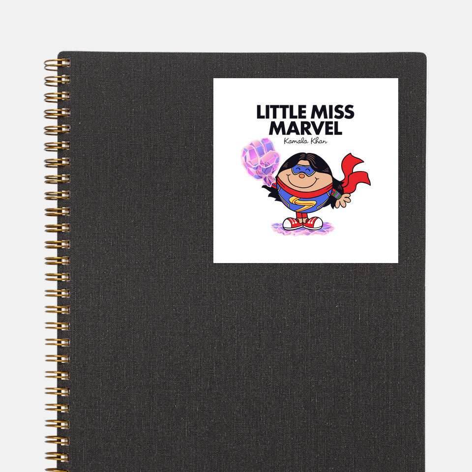 Little Miss Marvel - None / White / 3x3