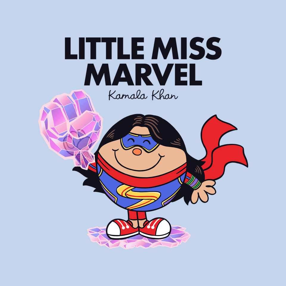 Little Miss Marvel - None / White / 3x3