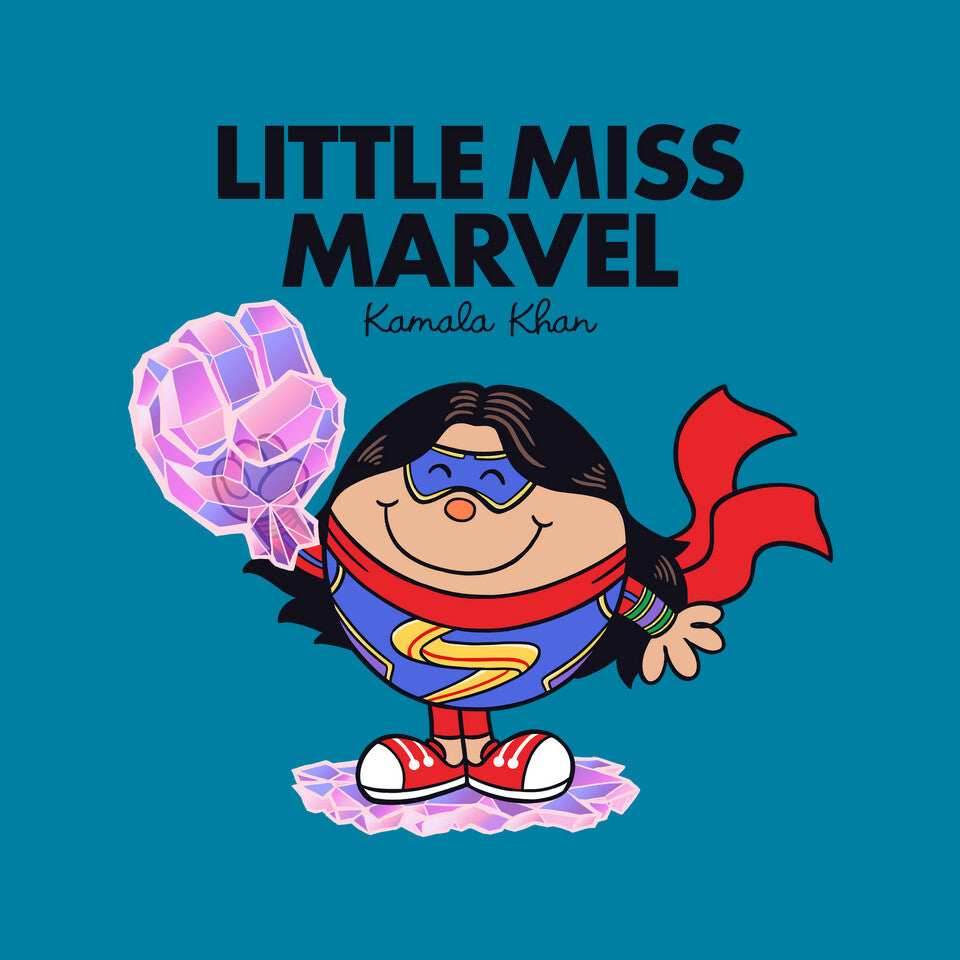 Little Miss Marvel - None / White / 3x3